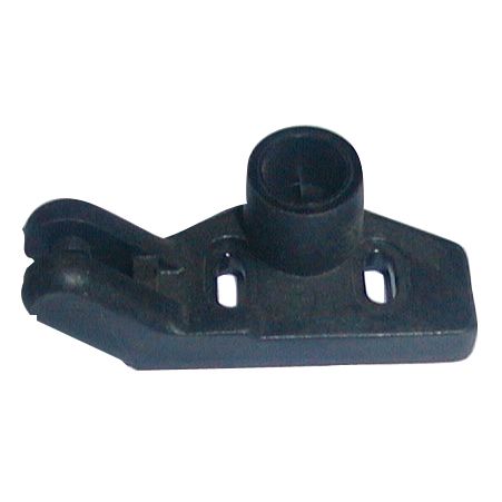 Polyplastic Winkel mit Riegel, schwarz, 2er-Set ~ 208/043-1