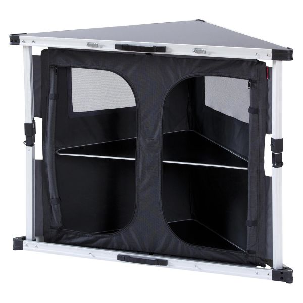 Isabella Camping-Eckschrank Corner Cabinet, dunkelgrau ~ 72 174