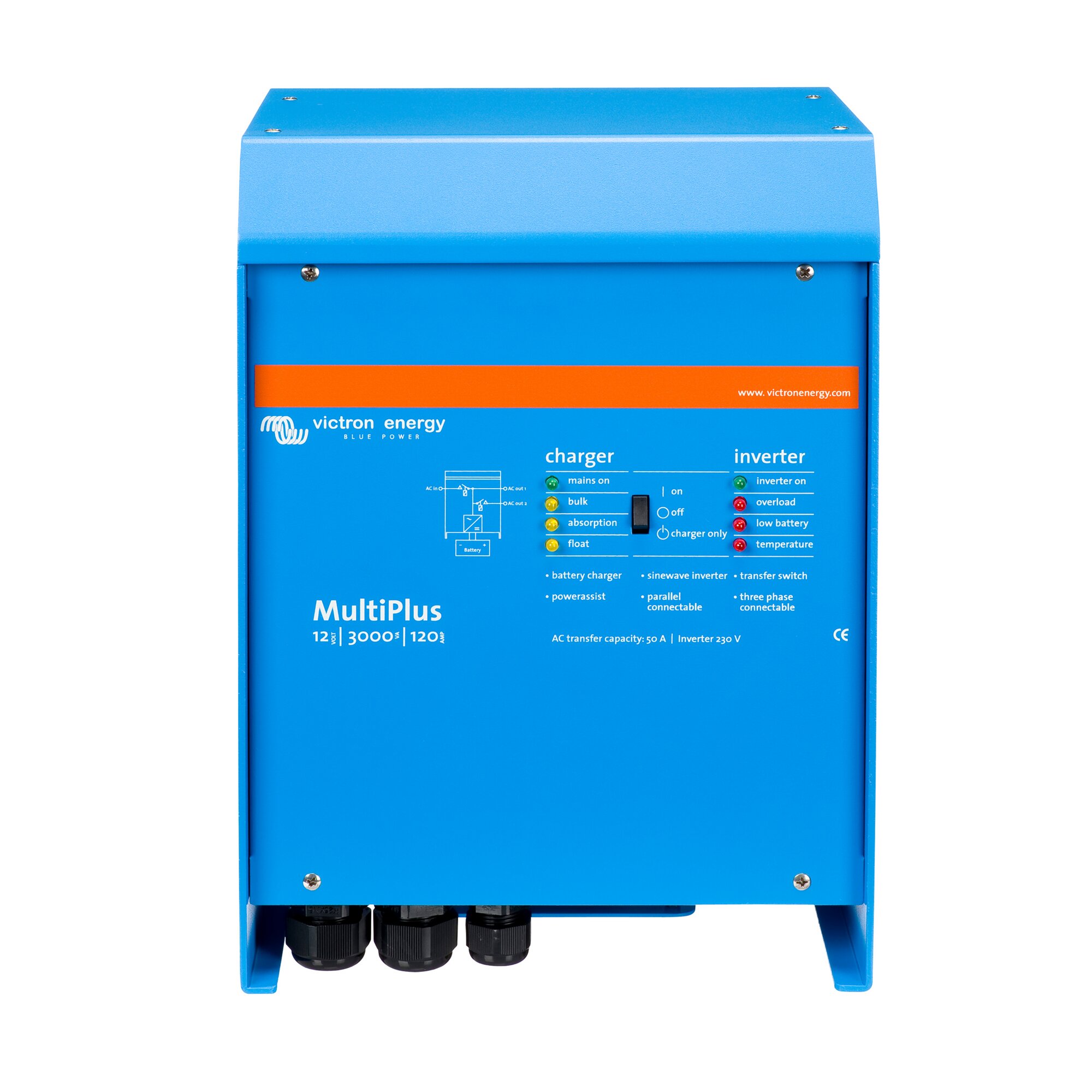 Victron Wechselrichter MultiPlus 2400 W ~ 322/723